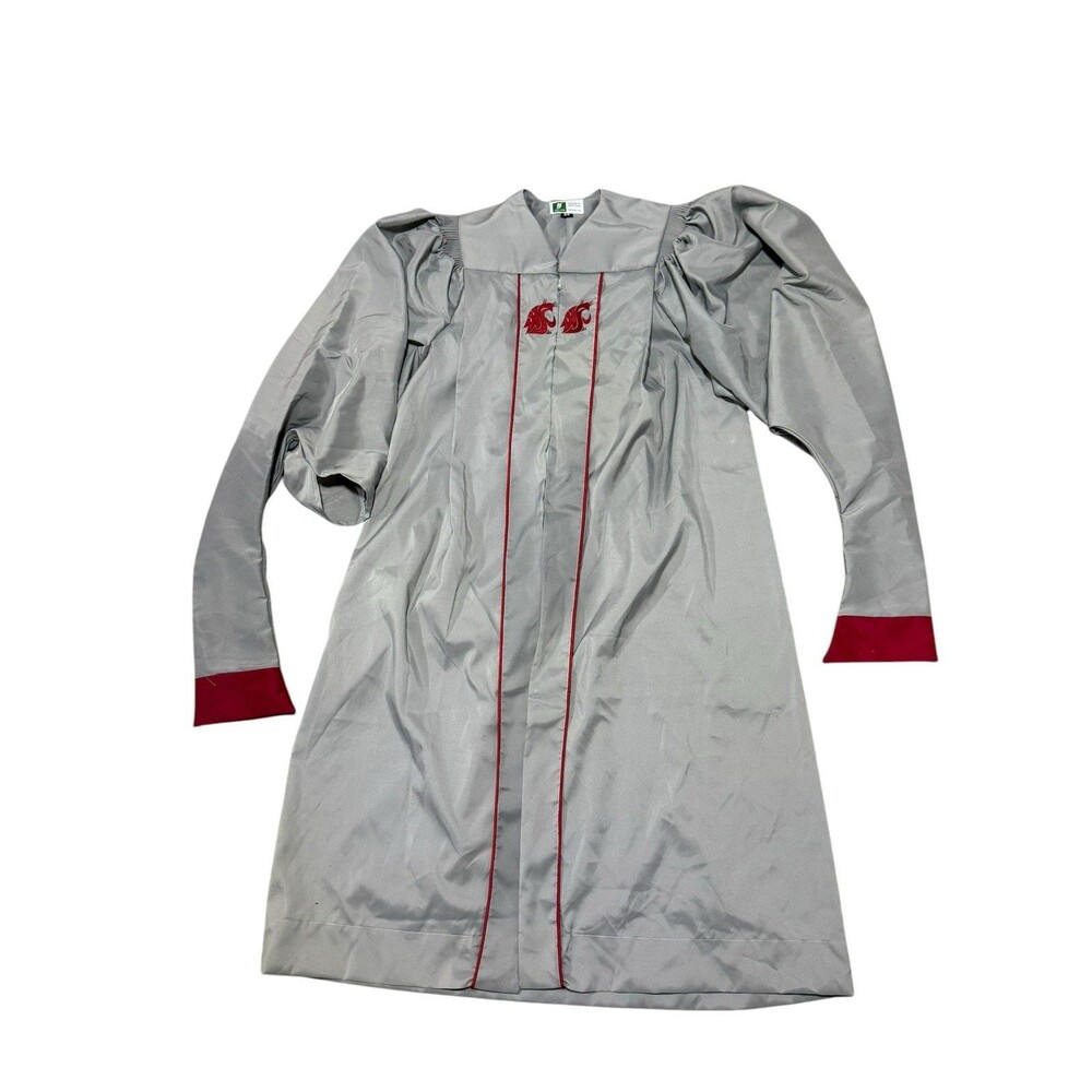 Herff Jones Washington State University Graduation Gown Unisex 55 Gray Masters